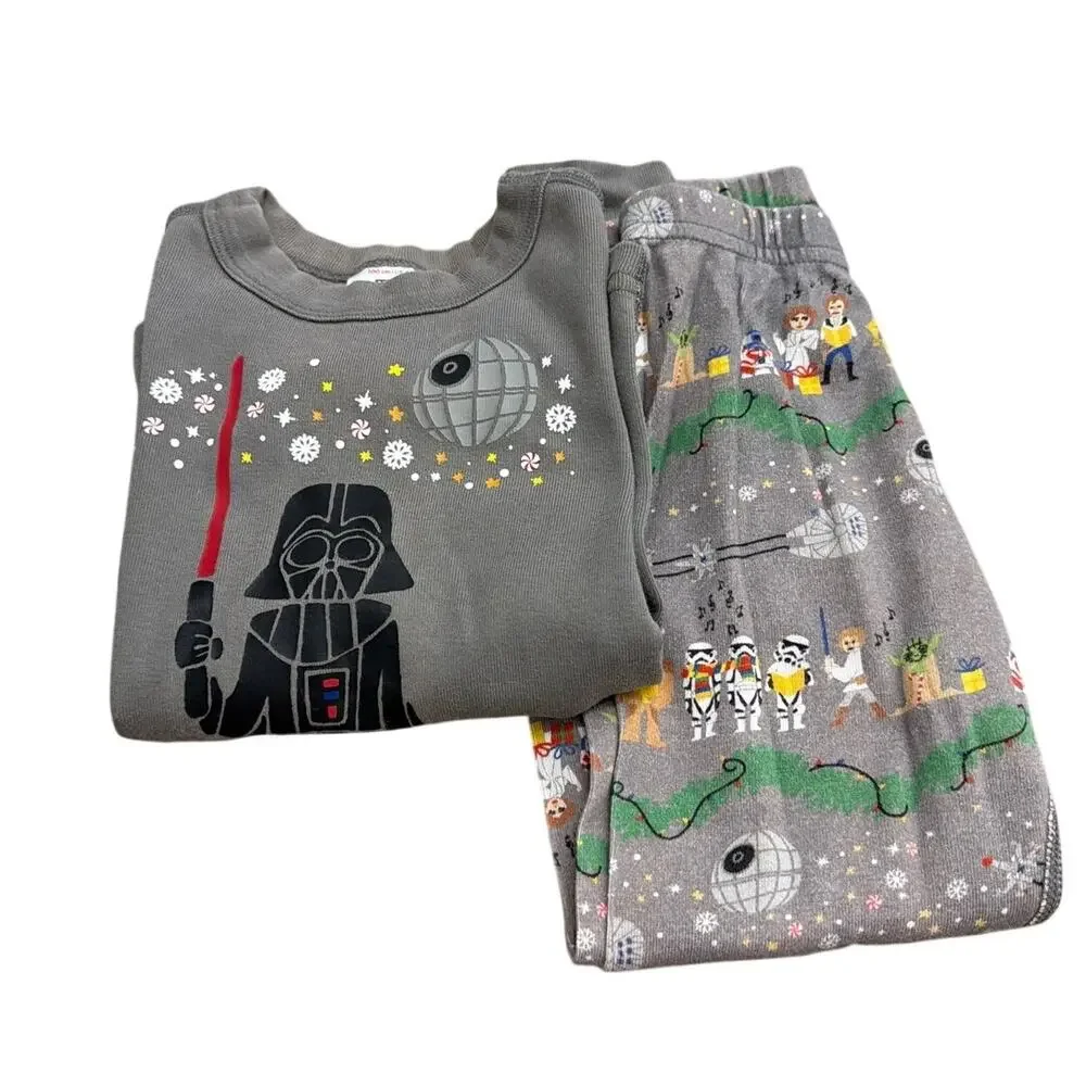 Hanna Andersson Star Wars L/S Organic Cotton Pajama Set Size 4